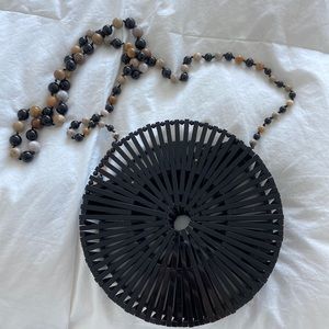 Cult Gaia Luna acrylic bag. Perfect condition. Beautiful marble chain.